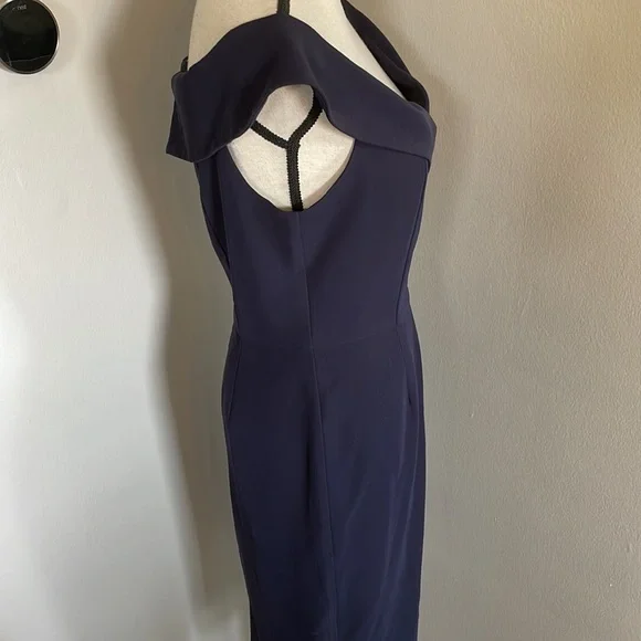 GIANNI BINI navy blue dress - Picture 5 of 11